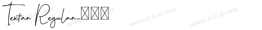 Textar Regular字体转换